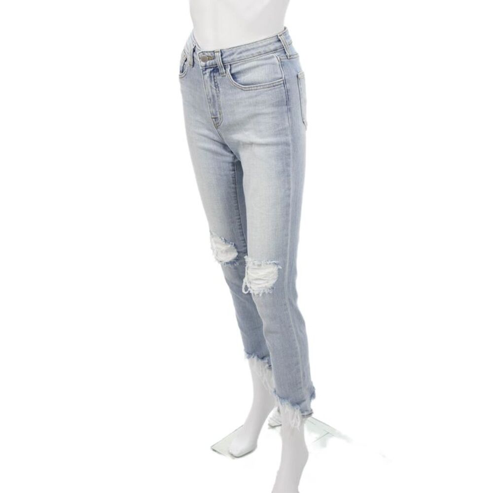 L'Agence Women Cropped Skinny Jeans Light Blue Size 25 - Picture 2 of 11